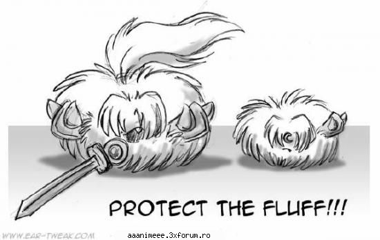 Funny pic - the father is protecting the son =D - Inuyasha