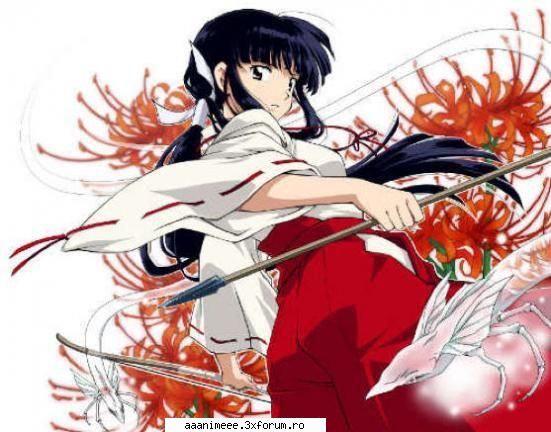 Kikyo - nu prea imi place de ea e mereu incruntata si se - Inuyasha