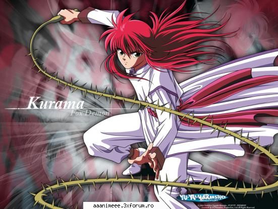 Kurama - e o alegere grea:( pe ambii itzi vine sa-i - Yu Yu Hakusho
