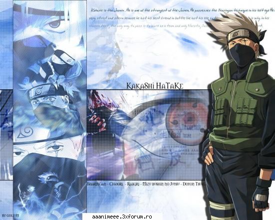 Naruto - nr 3 Kakashi-sensei - Diverse animeuri