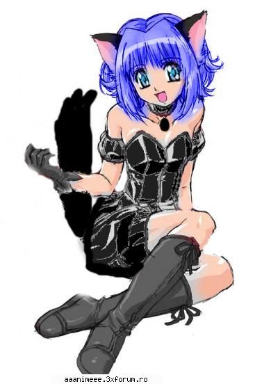 Poze cu Mew Mew Power - zoey cu par albastru.....ii sta bine - Mew Mew Power