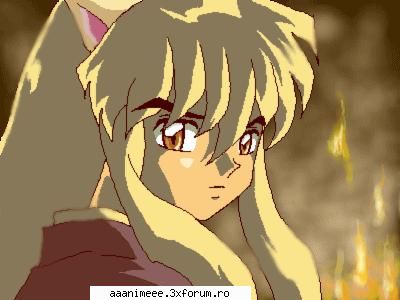inu mi se pare foarte matur cand o ia pe kagome in brate. imi place faptul ca recunoase ca are
