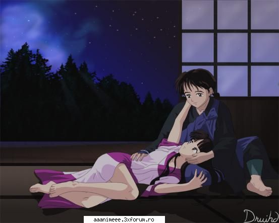 at the place we met - poon si cu sango si miroku - Inuyasha