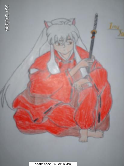 fan art-uri inuyasha - nu se vede prea bine ...dar asta e , nu e prea - Imagini