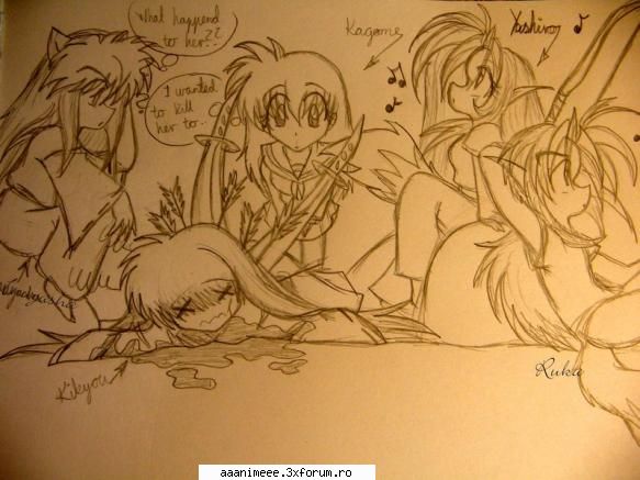 fan art-uri inuyasha - Tot de la autoarea desenelor de mai sus... Ok - Imagini