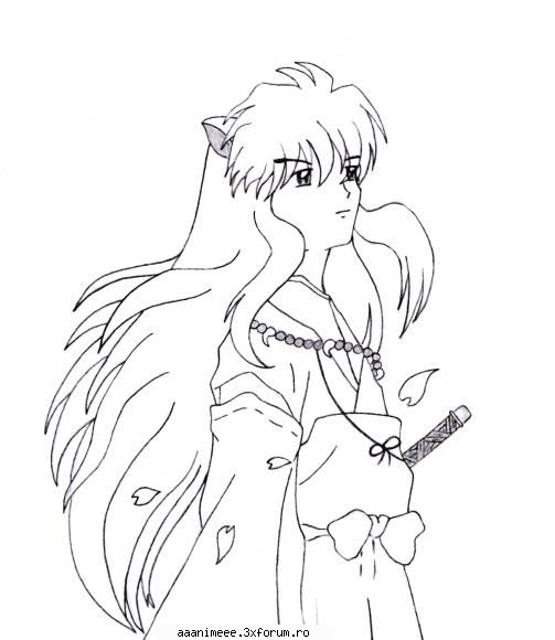 fan art-uri inuyasha - Mai pun si eu ceva facut de mine. Nimic special - Imagini