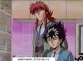 hiei - Oh god...Hiei is smiling...Damn you fox you brain - Yu Yu Hakusho
