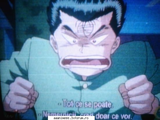 replici pref - ai dreptate, dar asha e yusuke. e obishnuit sa - Yu Yu Hakusho
